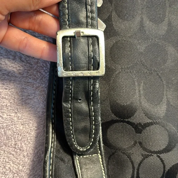 Coach Black Backpack Sleek Minimalist Design - Picture 9 of 14